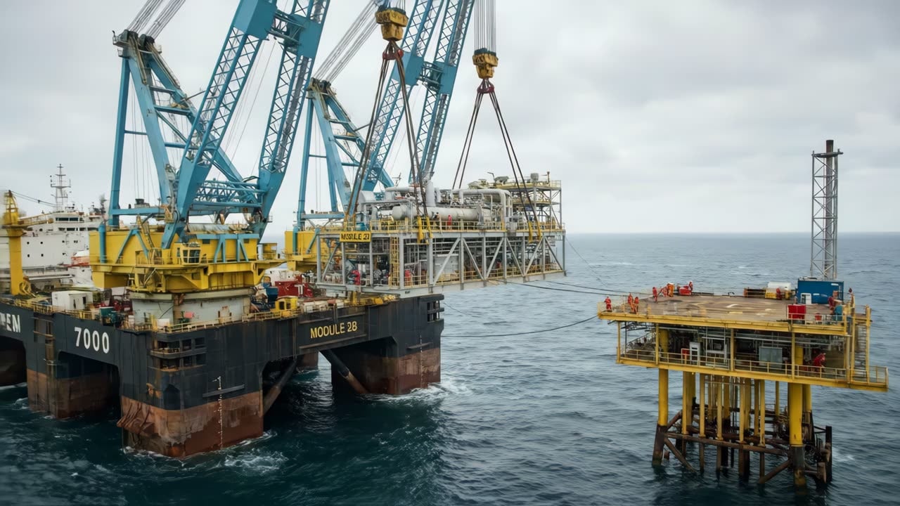 An upstream production facility